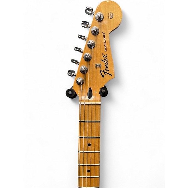 Used 2016 Fender Standard Stratocaster HSS Plus Top aged cherry burst Solid Body Electric Guitar