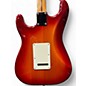 Used 2016 Fender Standard Stratocaster HSS Plus Top aged cherry burst Solid Body Electric Guitar
