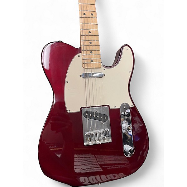 Used Fender Standard Telecaster Metallic Red Solid Body Electric Guitar