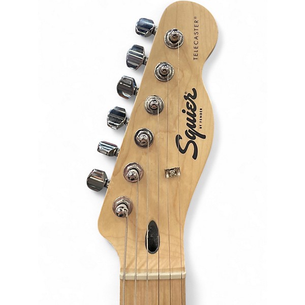 Used Squier Telecaster Yellow Solid Body Electric Guitar