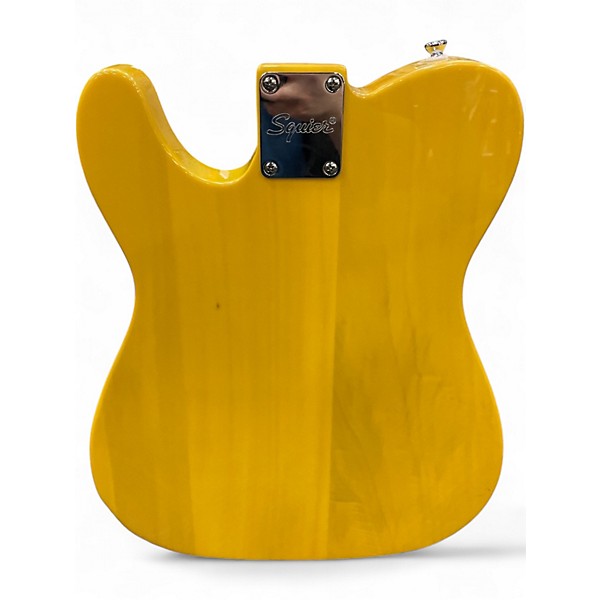 Used Squier Telecaster Yellow Solid Body Electric Guitar