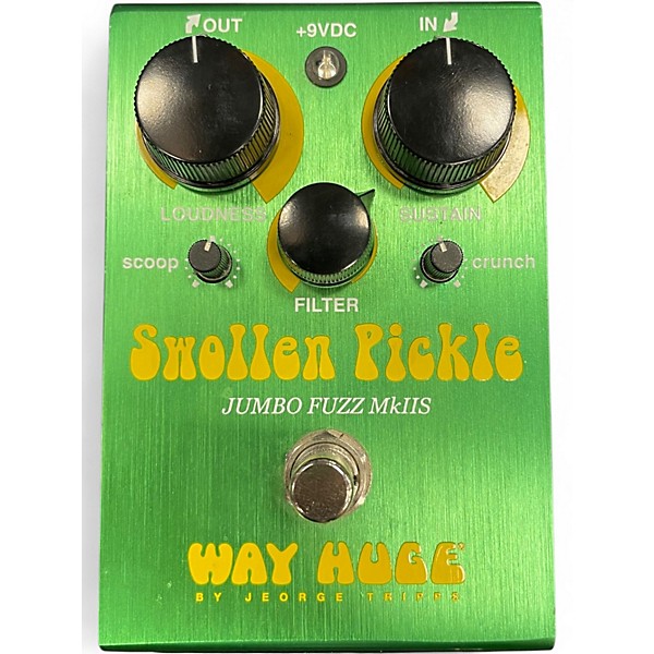 Used Way Huge Electronics WHE401 Swollen Pickle MKII Super Jumbo Fuzz Effect Pedal