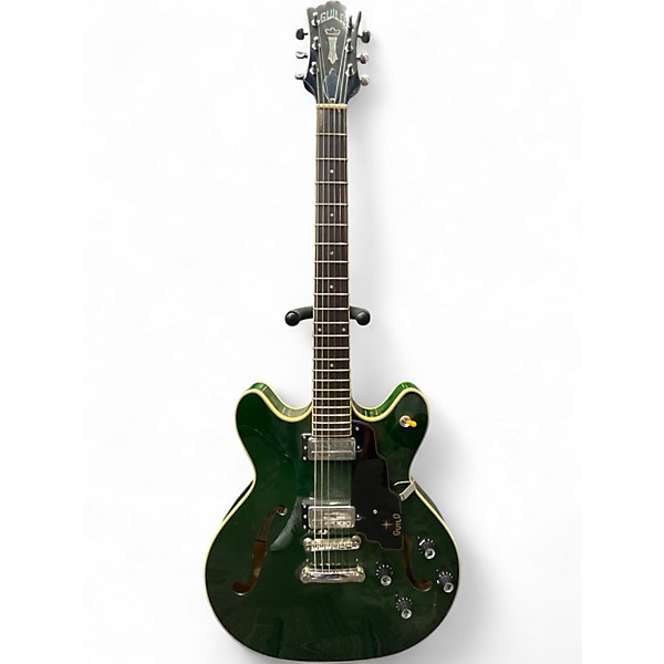 Used Guild Starfire IV Green Hollow Body Electric Guitar