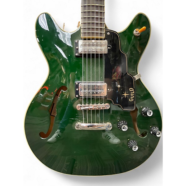 Used Guild Starfire IV Green Hollow Body Electric Guitar