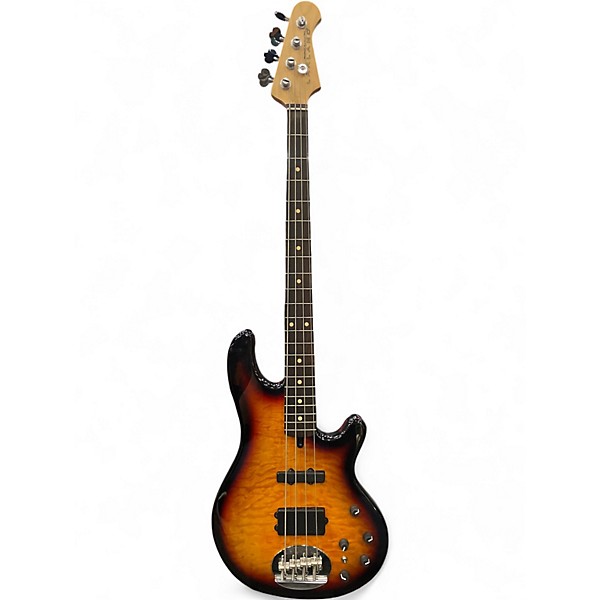 Used Lakland 44-02 Skyline Series 2 Color Sunburst Electric Bass Guitar