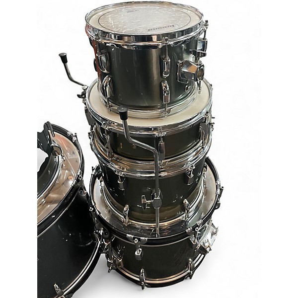 Used Pearl 4 Piece Roadshow Silver Drum Kit
