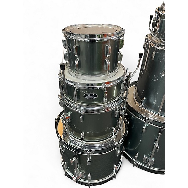 Used Pearl 4 Piece Roadshow Silver Drum Kit