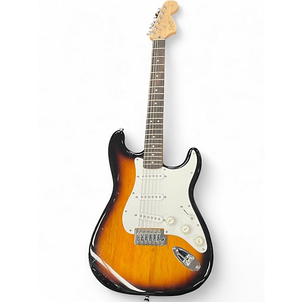 Used Squier Bullet Stratocaster 2 Color Sunburst Solid Body Electric Guitar