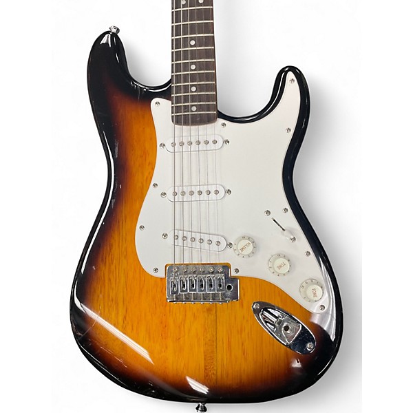 Used Squier Bullet Stratocaster 2 Color Sunburst Solid Body Electric Guitar