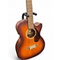 Used Fender cb60sce Sunrise Tea Burst Acoustic Bass Guitar