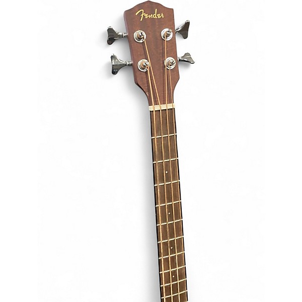 Used Fender cb60sce Sunrise Tea Burst Acoustic Bass Guitar