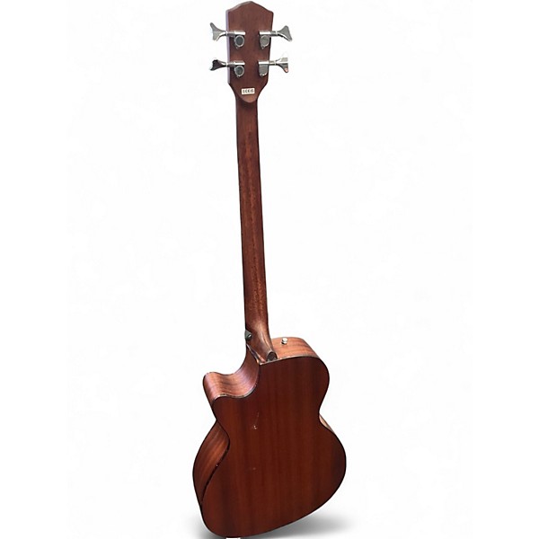 Used Fender cb60sce Sunrise Tea Burst Acoustic Bass Guitar