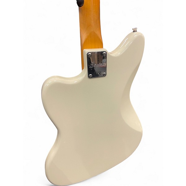 Used Squier J Mascis Jazzmaster Antique White Solid Body Electric Guitar