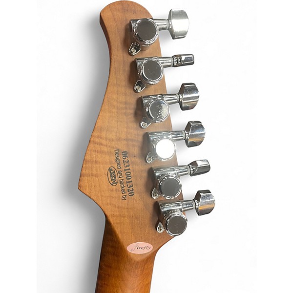 Used Firefly Classic HSS Stratocaster White Solid Body Electric Guitar