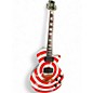 Used Firefly Elite Les Paul Red and White Spiral Solid Body Electric Guitar thumbnail