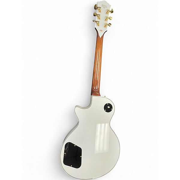 Used Firefly Elite Les Paul Red and White Spiral Solid Body Electric Guitar