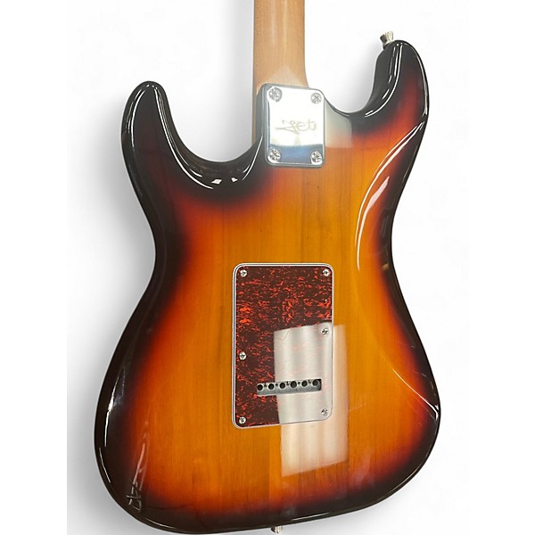Used Jet Guitars Stratocaster 2 Color Sunburst Solid Body Electric Guitar