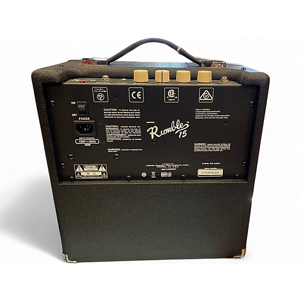 Used 2025 Fender Rumble 15 15W 1X8 Bass Combo Amp