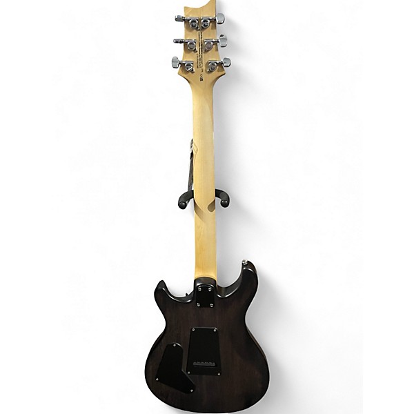 Used PRS SE Custom 24 Black Solid Body Electric Guitar