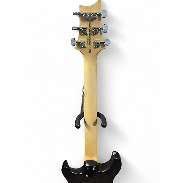 Used PRS SE Custom 24 Black Solid Body Electric Guitar