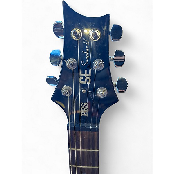 Used PRS SE Soapbar II Trans Blue Solid Body Electric Guitar