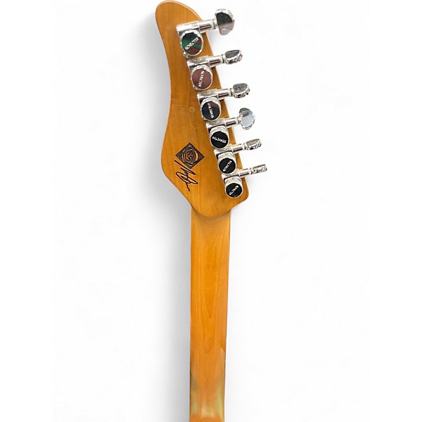 Used Schecter Guitar Research Nick Johston Traditional Atomic Green Solid Body Electric Guitar