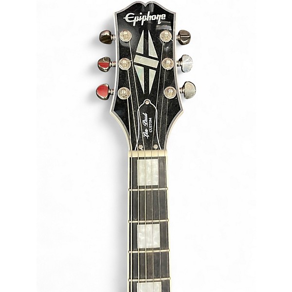 Used Epiphone Les Paul Custom SILVERBURST Solid Body Electric Guitar