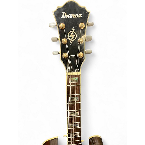 Used Ibanez AF95-TK-12-01 Flametop Brown Hollow Body Electric Guitar