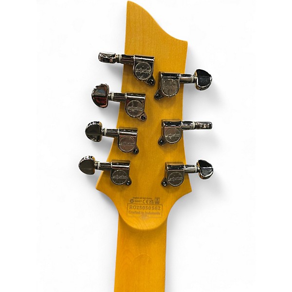 Used Schecter Guitar Research Diamond Series 7 String Black Solid Body Electric Guitar