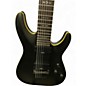 Used Schecter Guitar Research Diamond Series 7 String Black Solid Body Electric Guitar