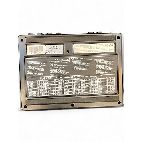 Used Alesis SR16 Drum Machine