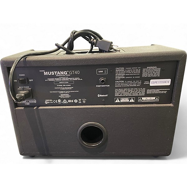 Used Fender GT40 Guitar Combo Amp