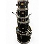 Used Yamaha 5 Piece Stage Custom Black Drum Kit thumbnail