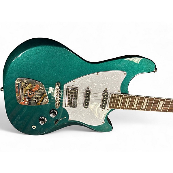 Used Guild surfliner deluxe sparkle green Solid Body Electric Guitar
