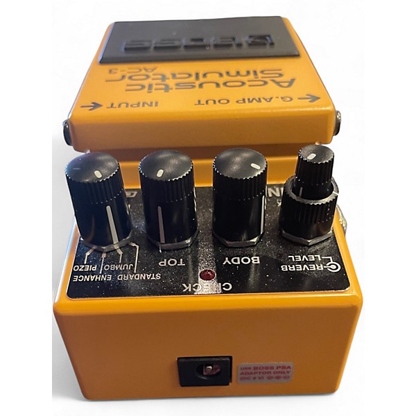 Used BOSS AC3 Acoustic Simulator Effect Pedal