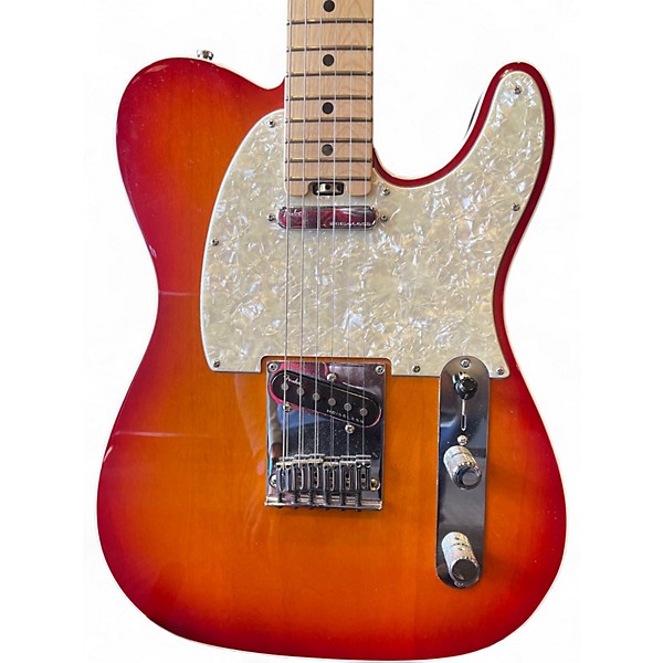 Used Fender American Ultra Telecaster Plasma Red Burst Solid Body Electric Guitar