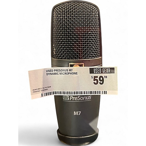 Used PreSonus M7 Dynamic Microphone