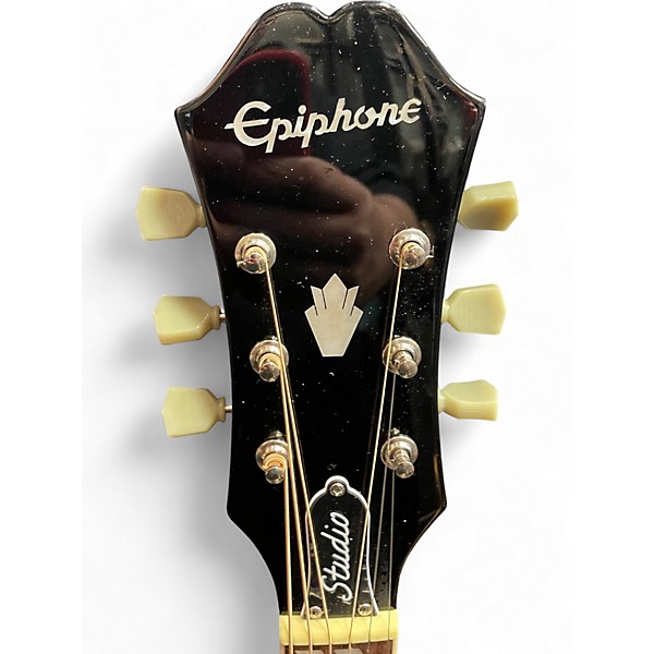 Used Epiphone Hummingbird EC Studio Vintage Sunburst Acoustic Electric Guitar