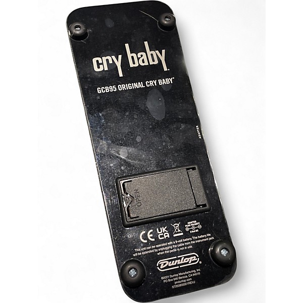 Used Dunlop GCB95 Original Crybaby Wah Effect Pedal