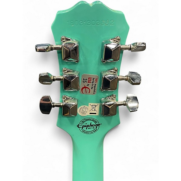 Used Epiphone Les Paul SL Turquoise Solid Body Electric Guitar
