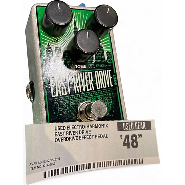Used Electro-Harmonix East River Drive Overdrive Effect Pedal
