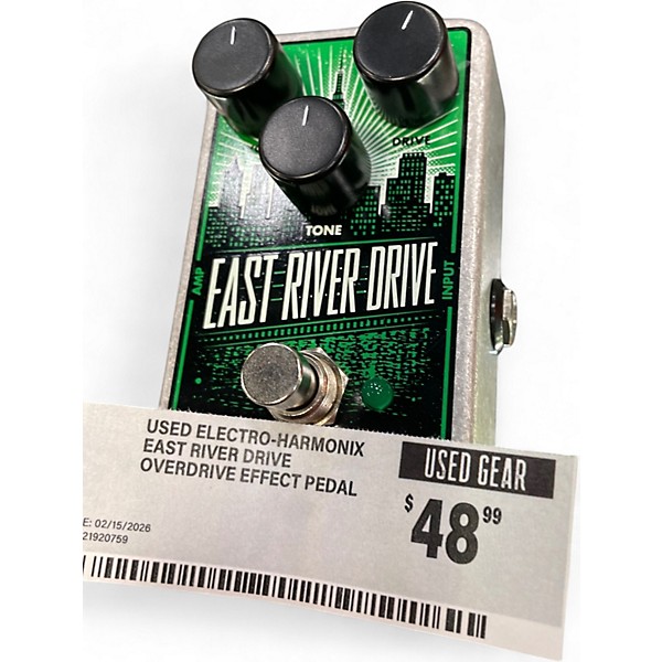 Used Electro-Harmonix East River Drive Overdrive Effect Pedal