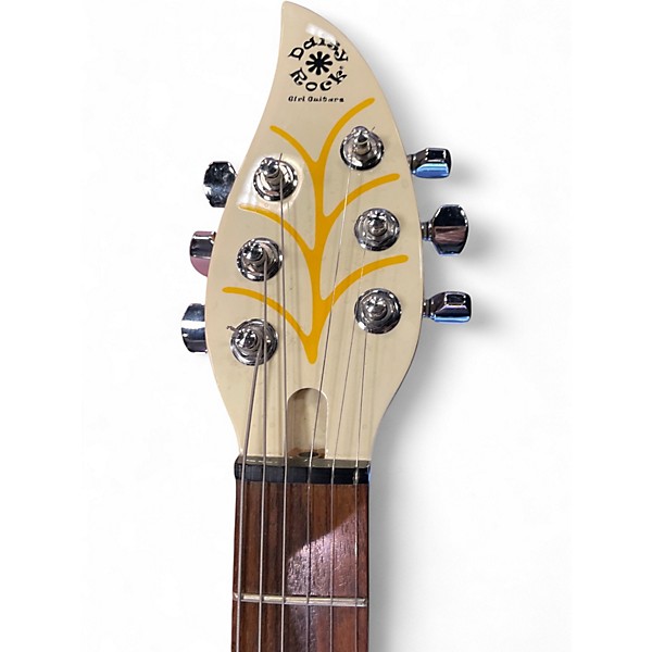 Used Daisy Rock Yellow Flower Yellow Solid Body Electric Guitar