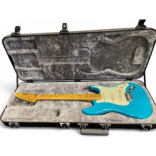 Used Fender American Professional II Stratocaster MIAMI BLUE Solid Body Electric Guitar