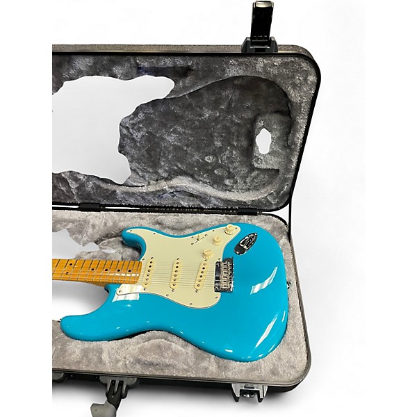 Used Fender American Professional II Stratocaster MIAMI BLUE Solid Body Electric Guitar