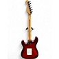 Used Fender "Squier Series" Floyd Rose Standard Stratocaster Trans Red Solid Body Electric Guitar
