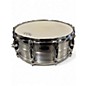 Used Yamaha 14X5.5 RAS-1455 Recording Custom 5.5x14" Aluminum Silver Drum thumbnail