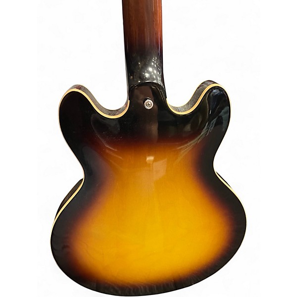 Used Gibson Cusatom Shop R5339 Tobacco Burst Hollow Body Electric Guitar