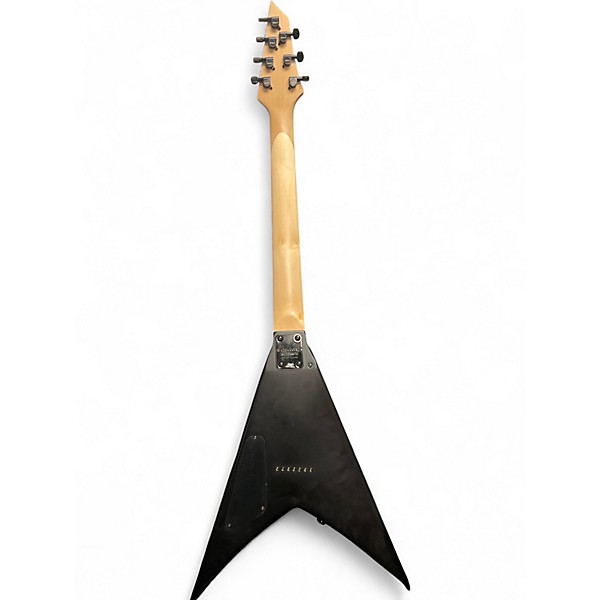 Used Jackson js22-7 king v Black Solid Body Electric Guitar