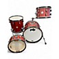 Used Pdp  4 Piece CONCEPT Satin Red Drum Kit thumbnail